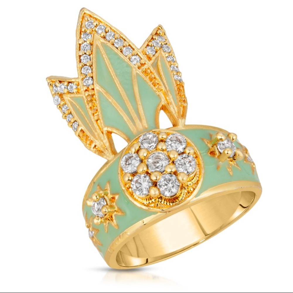 Lux Divine Tiger Lily Statement Ring